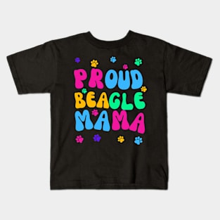 Proud Beagle Mama Kids T-Shirt